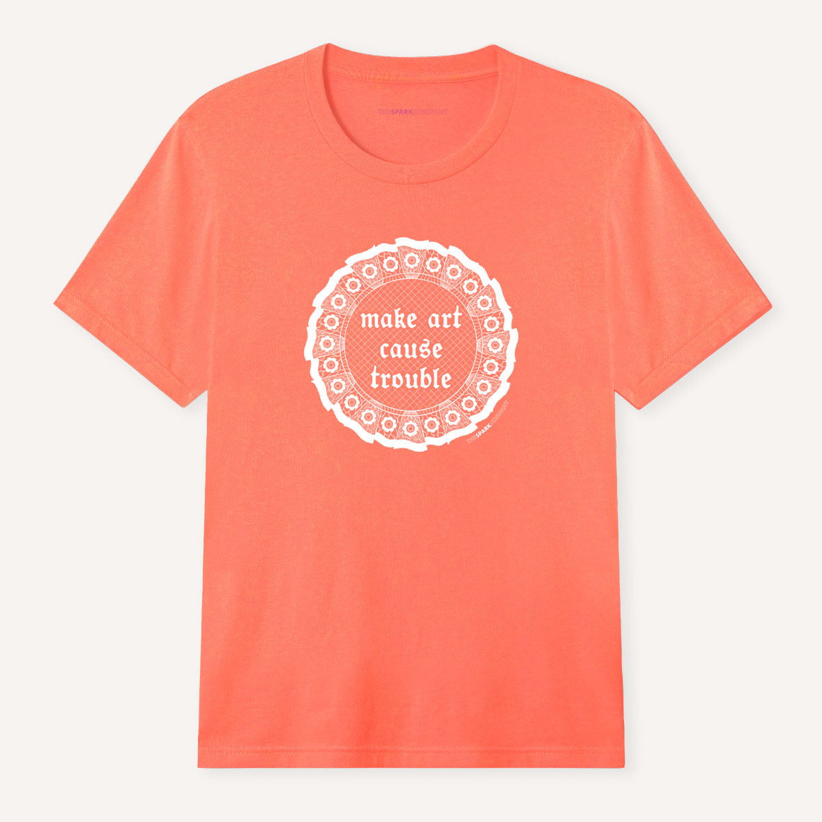Make Art Cause Trouble T-Shirt-Feminist Apparel, Feminist Clothing, Feminist T Shirt, BC3001-The Spark Company