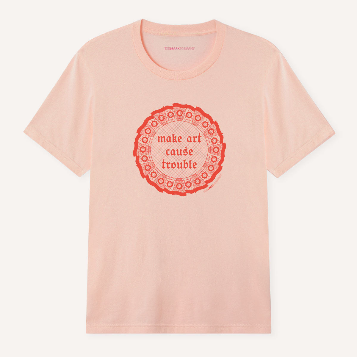 Make Art Cause Trouble T-Shirt-Feminist Apparel, Feminist Clothing, Feminist T Shirt, BC3001-The Spark Company