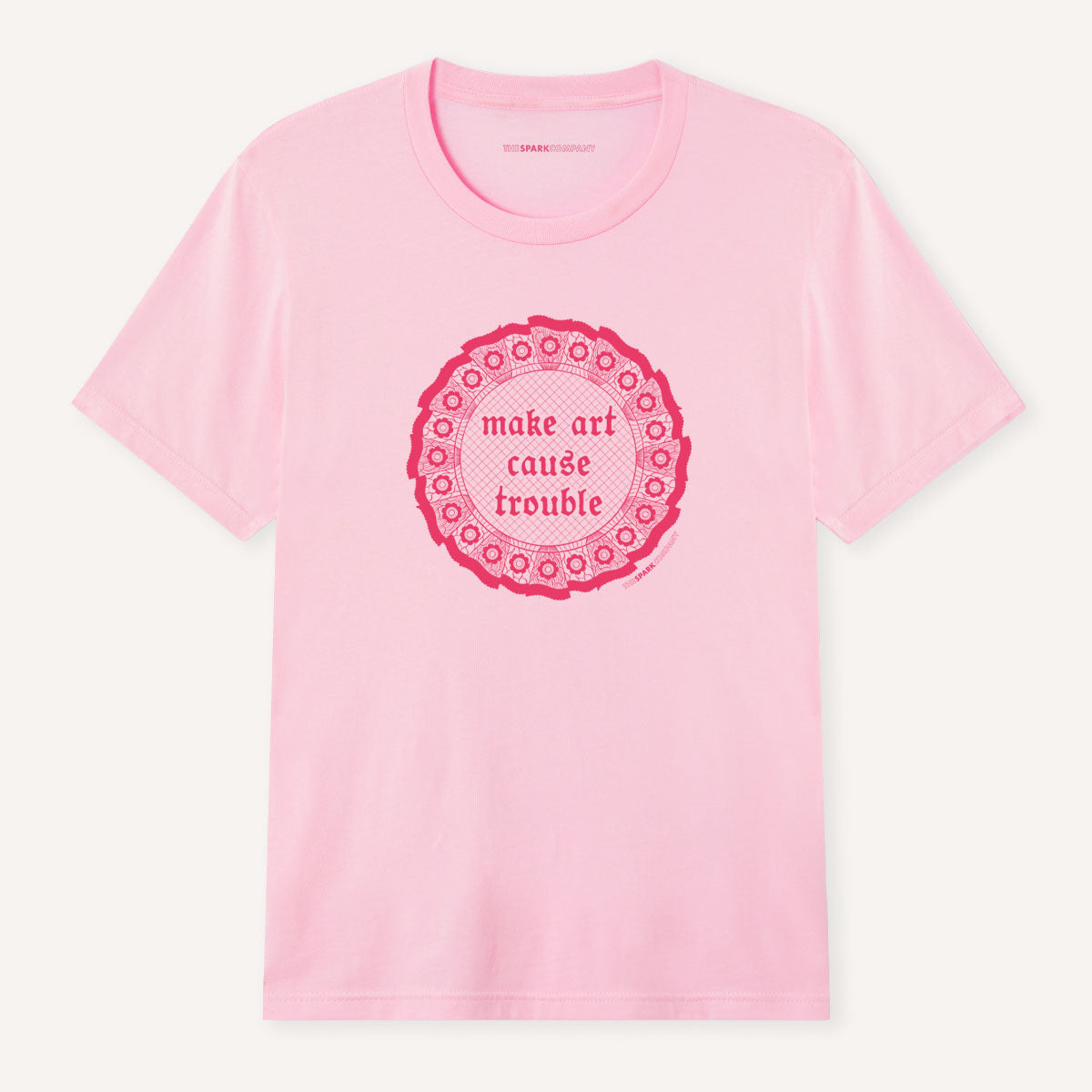 Make Art Cause Trouble T-Shirt-Feminist Apparel, Feminist Clothing, Feminist T Shirt, BC3001-The Spark Company