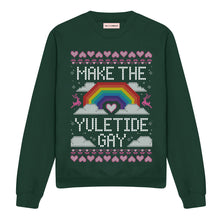 Load image into Gallery viewer, Make The Yuletide Gay Ugly Christmas Jumper-Feminist Apparel, Feminist Clothing, Feminist Sweatshirt, JH030-The Spark Company