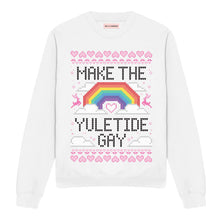 Load image into Gallery viewer, Make The Yuletide Gay Ugly Christmas Jumper-Feminist Apparel, Feminist Clothing, Feminist Sweatshirt, JH030-The Spark Company