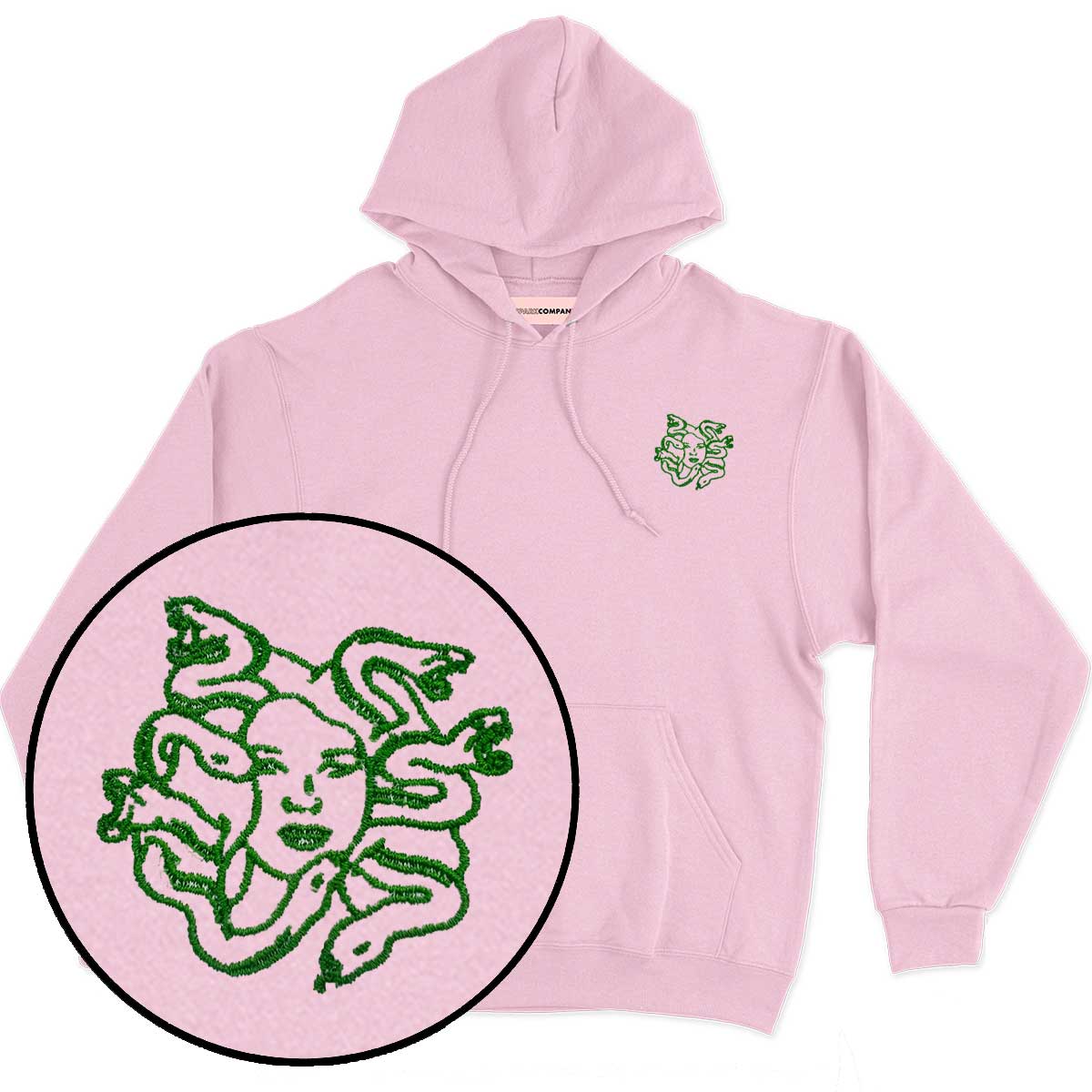 Medusa Embroidered Hoodie-Feminist Apparel, Feminist Clothing, Feminist Hoodie, JH001-The Spark Company