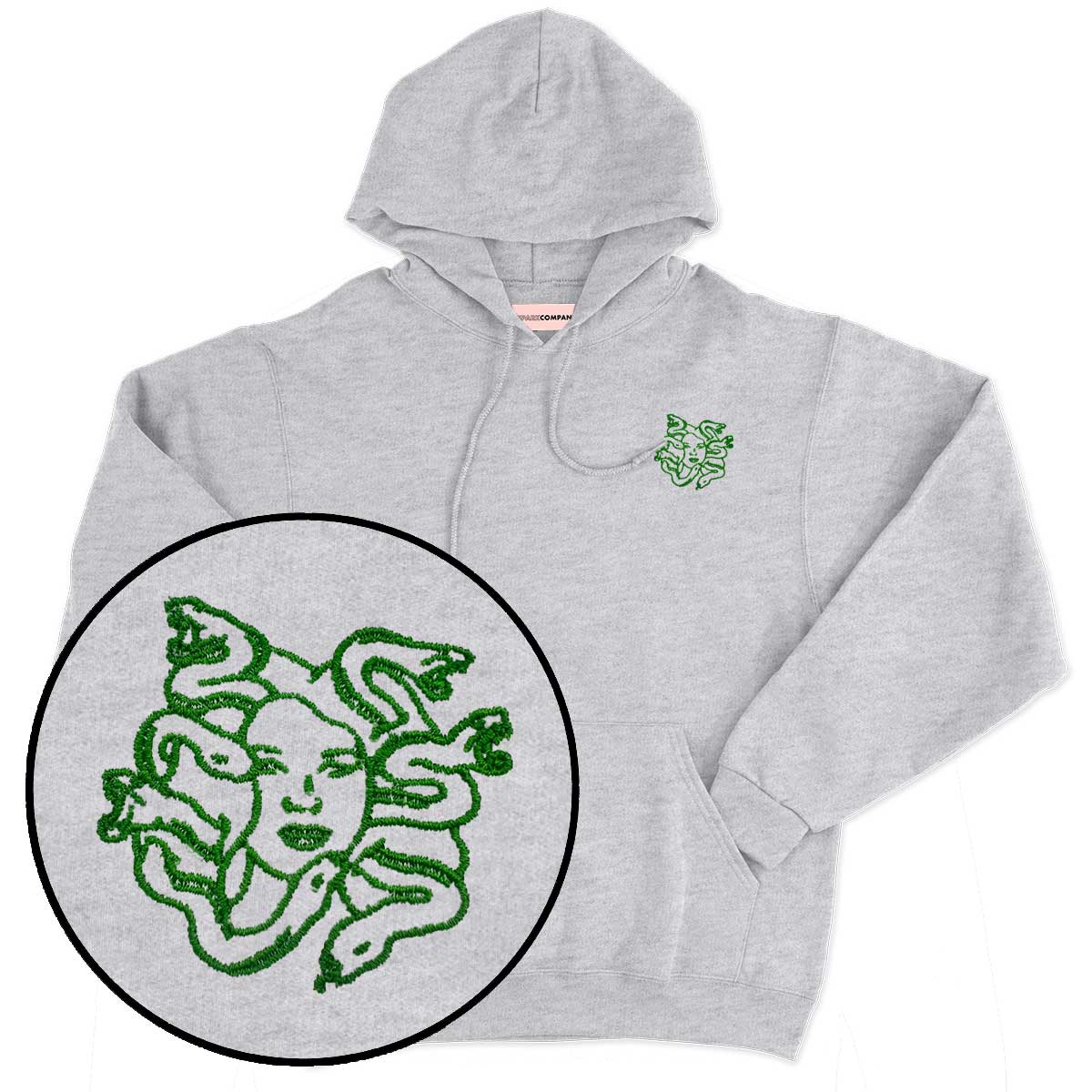 Medusa Embroidered Hoodie-Feminist Apparel, Feminist Clothing, Feminist Hoodie, JH001-The Spark Company
