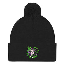 Load image into Gallery viewer, Medusa Embroidered Pom Pom Beanie Hat-Feminist Apparel, Feminist Gift, Feminist Beanie Hat BB426-The Spark Company