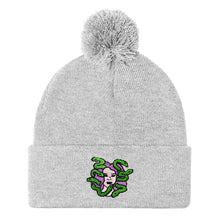 Load image into Gallery viewer, Medusa Embroidered Pom Pom Beanie Hat-Feminist Apparel, Feminist Gift, Feminist Beanie Hat BB426-The Spark Company