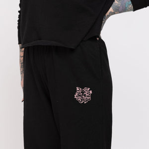 Medusa Embroidery Detail Joggers-Feminist Apparel, Feminist Clothing, Feminist joggers, JH072-The Spark Company