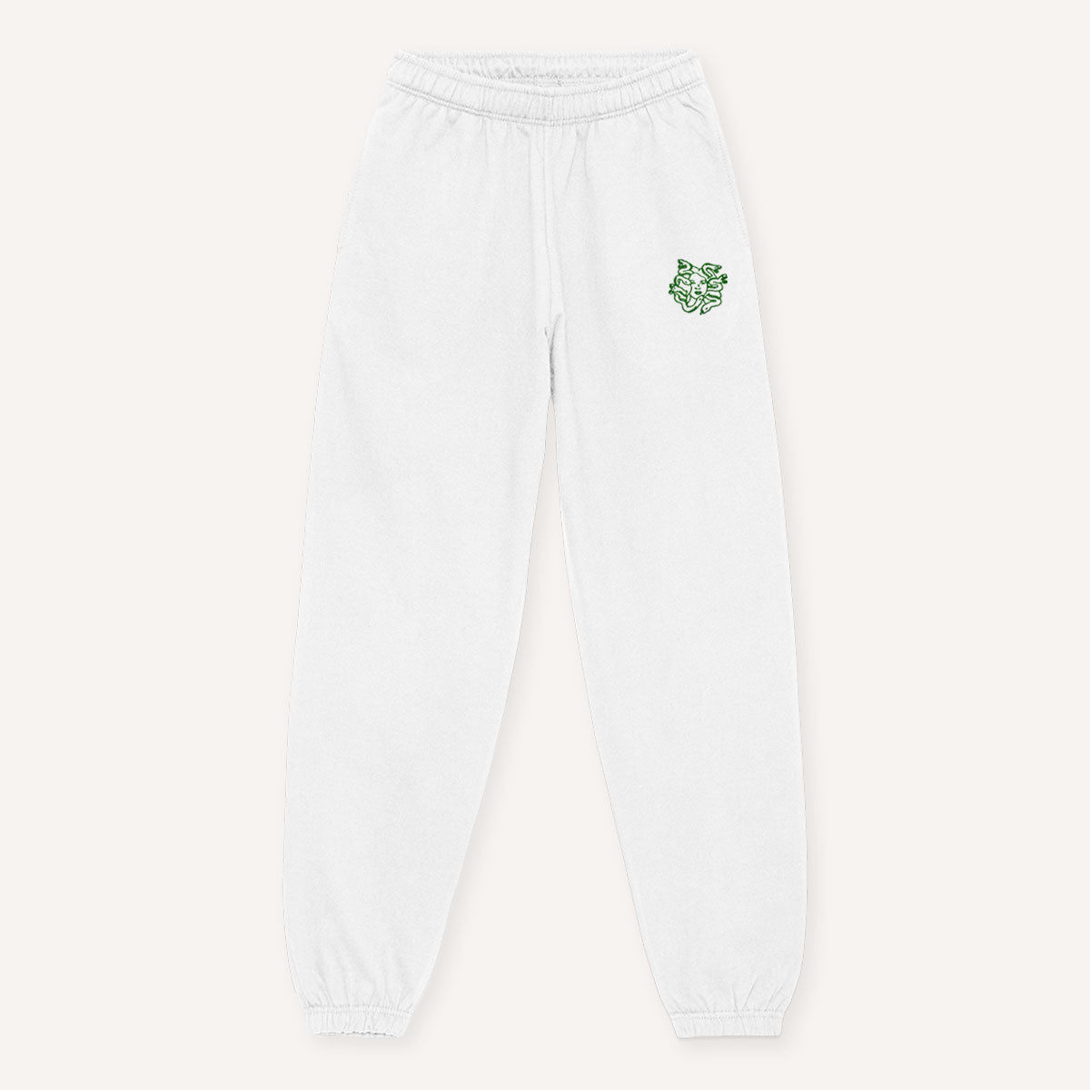 Medusa Embroidery Detail Joggers-Feminist Apparel, Feminist Clothing, Feminist joggers, JH072-The Spark Company