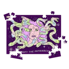 Load image into Gallery viewer, Medusa Jigsaw Puzzle-Feminist Apparel, Feminist Gift, Feminist Jigsaw-The Spark Company