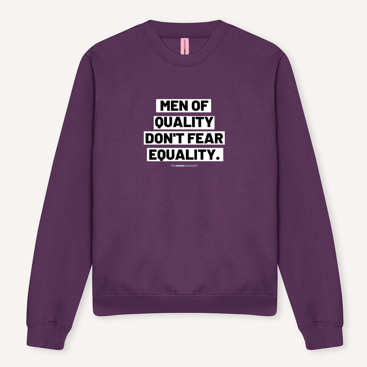 Men Of Quality Men's Sweatshirt-Feminist Apparel, Feminist Clothing, Feminist Sweatshirt, JH030-The Spark Company