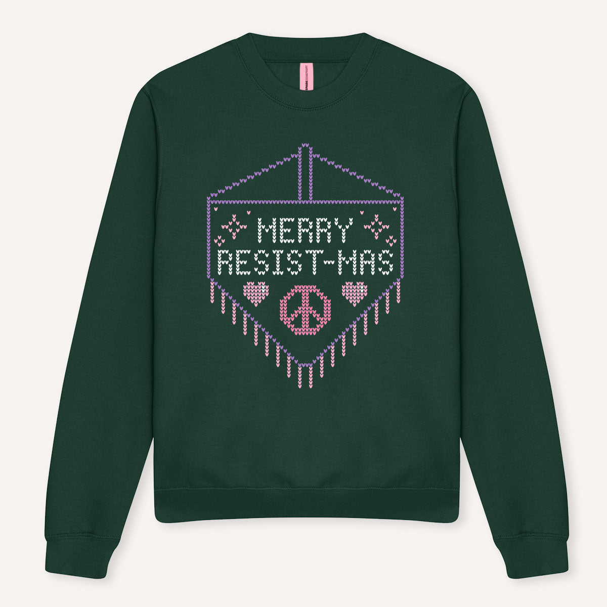 Merry Resist-mas Ugly Christmas Jumper-Feminist Apparel, Feminist Clothing, Feminist Sweatshirt, JH030-The Spark Company