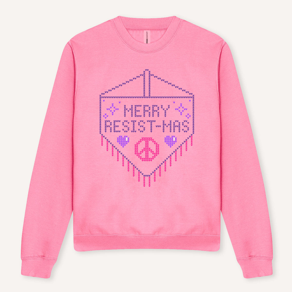 Merry Resist-mas Ugly Christmas Jumper-Feminist Apparel, Feminist Clothing, Feminist Sweatshirt, JH030-The Spark Company