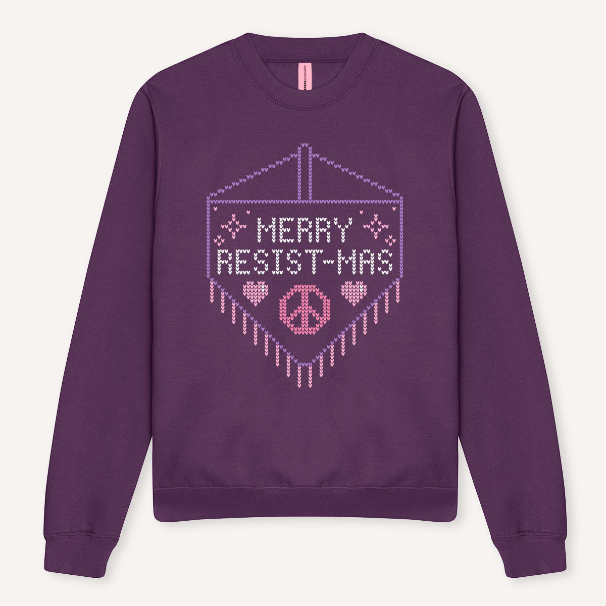 Merry Resist-mas Ugly Christmas Jumper-Feminist Apparel, Feminist Clothing, Feminist Sweatshirt, JH030-The Spark Company