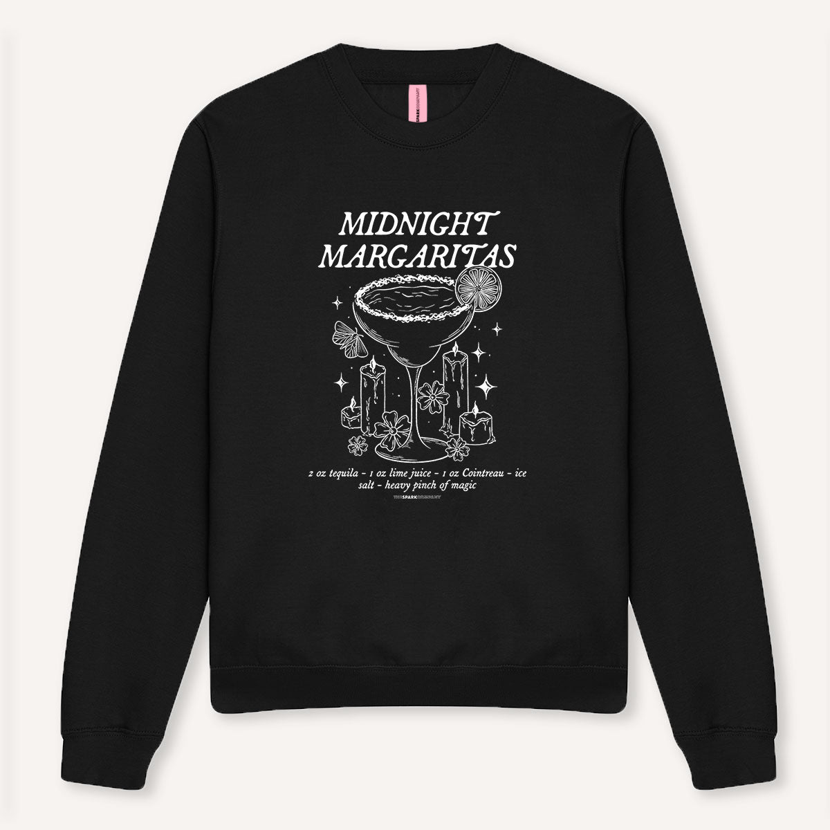 Midnight Margaritas Sweatshirt-Feminist Apparel, Feminist Clothing, Feminist Sweatshirt, JH030-The Spark Company