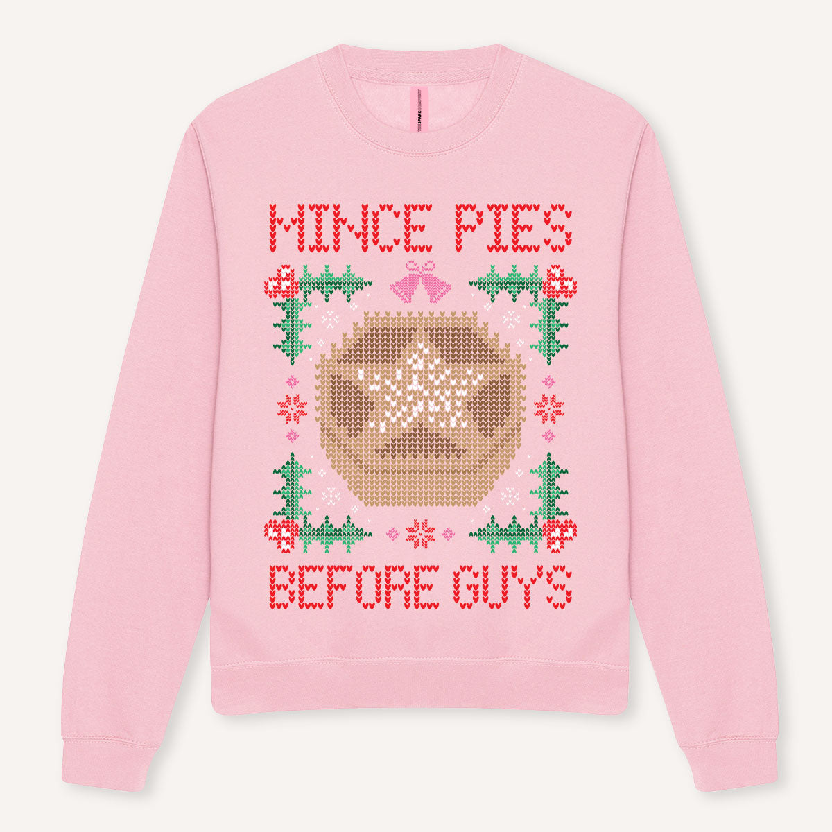 Mince Pies Before Guys Ugly Christmas Jumper-Feminist Apparel, Feminist Clothing, Feminist Sweatshirt, JH030-The Spark Company