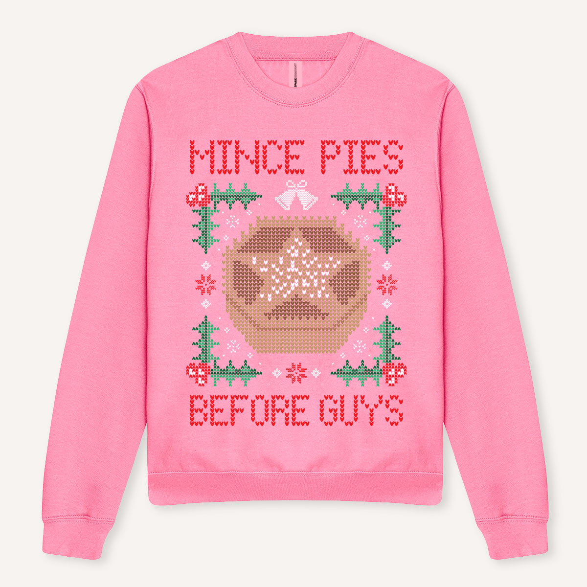 Mince Pies Before Guys Ugly Christmas Jumper-Feminist Apparel, Feminist Clothing, Feminist Sweatshirt, JH030-The Spark Company
