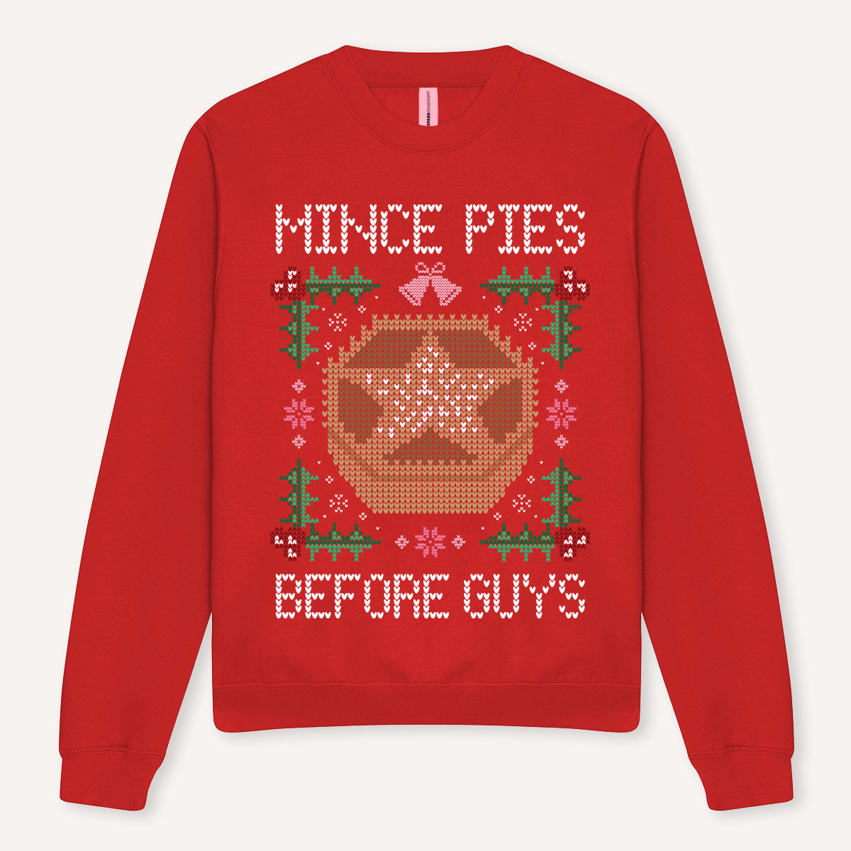 Mince Pies Before Guys Ugly Christmas Jumper-Feminist Apparel, Feminist Clothing, Feminist Sweatshirt, JH030-The Spark Company