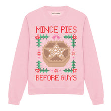 Load image into Gallery viewer, Mince Pies Before Guys Ugly Christmas Jumper-Feminist Apparel, Feminist Clothing, Feminist Sweatshirt, JH030-The Spark Company