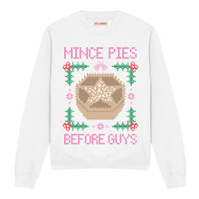 Load image into Gallery viewer, Mince Pies Before Guys Ugly Christmas Jumper-Feminist Apparel, Feminist Clothing, Feminist Sweatshirt, JH030-The Spark Company