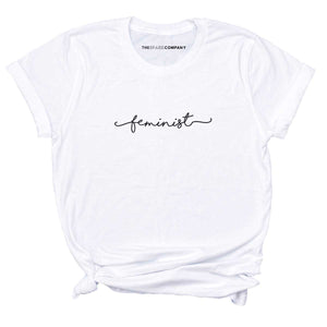 Minimalist Feminist Design T-Shirt | The Spark Company