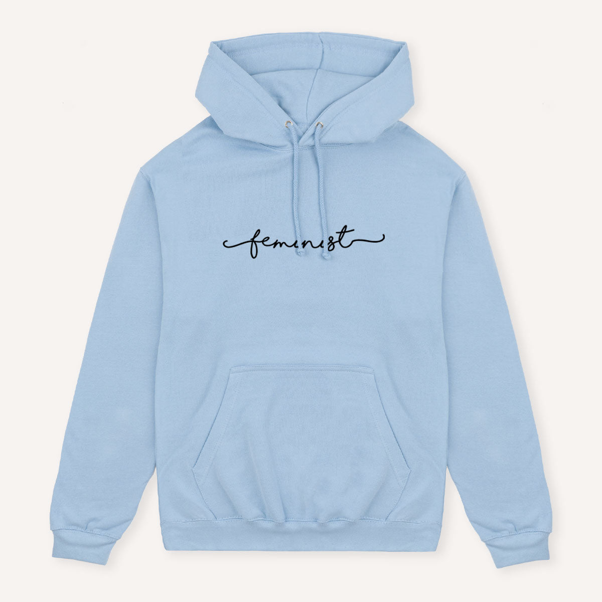 Minimalist Feminist Script Hoodie-Feminist Apparel, Feminist Clothing, Feminist Hoodie, JH001-The Spark Company
