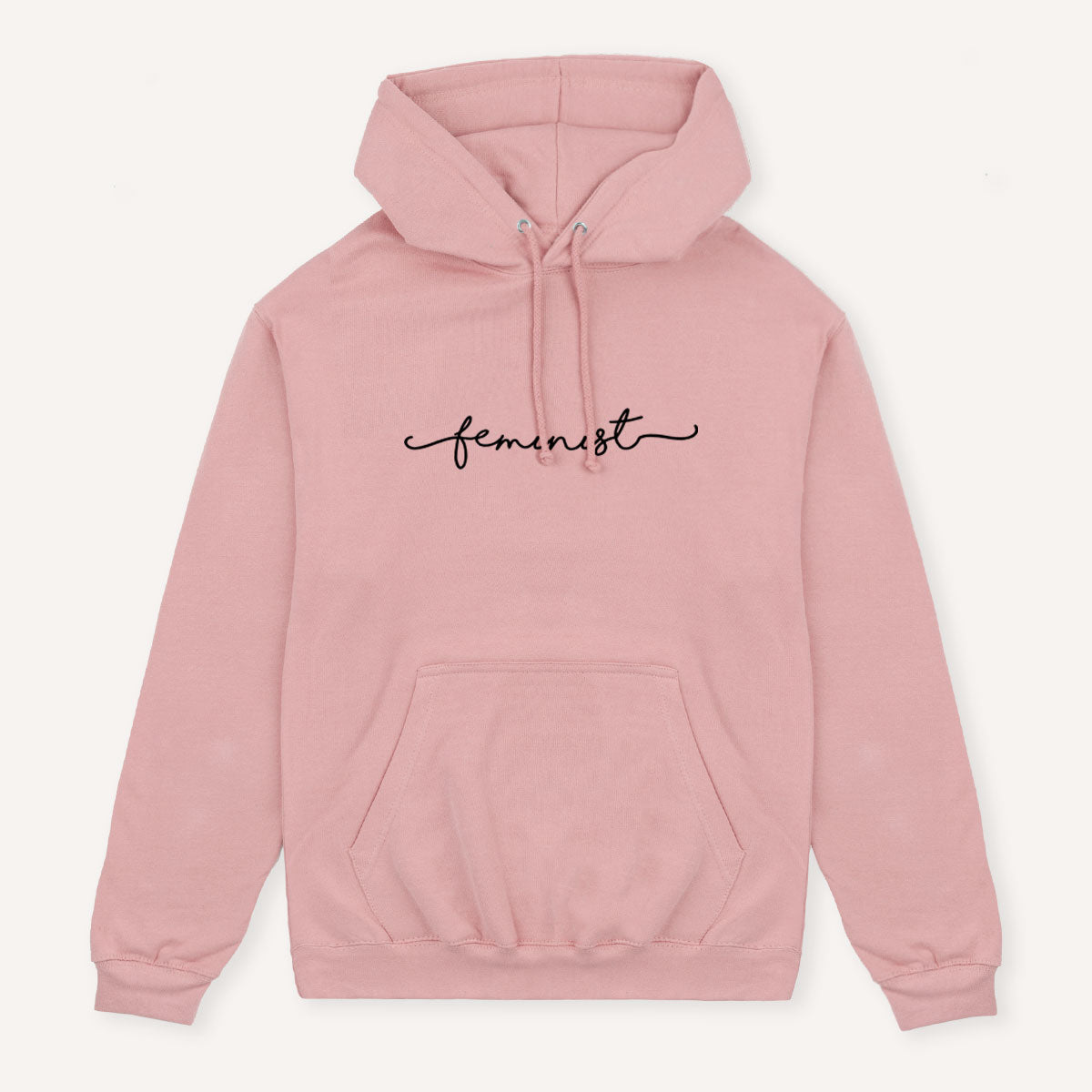 Minimalist Feminist Script Hoodie-Feminist Apparel, Feminist Clothing, Feminist Hoodie, JH001-The Spark Company