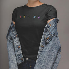 Load image into Gallery viewer, Minimalist Pride T-Shirt-LGBT Apparel, LGBT Clothing, LGBT T Shirt, BC3001-The Spark Company