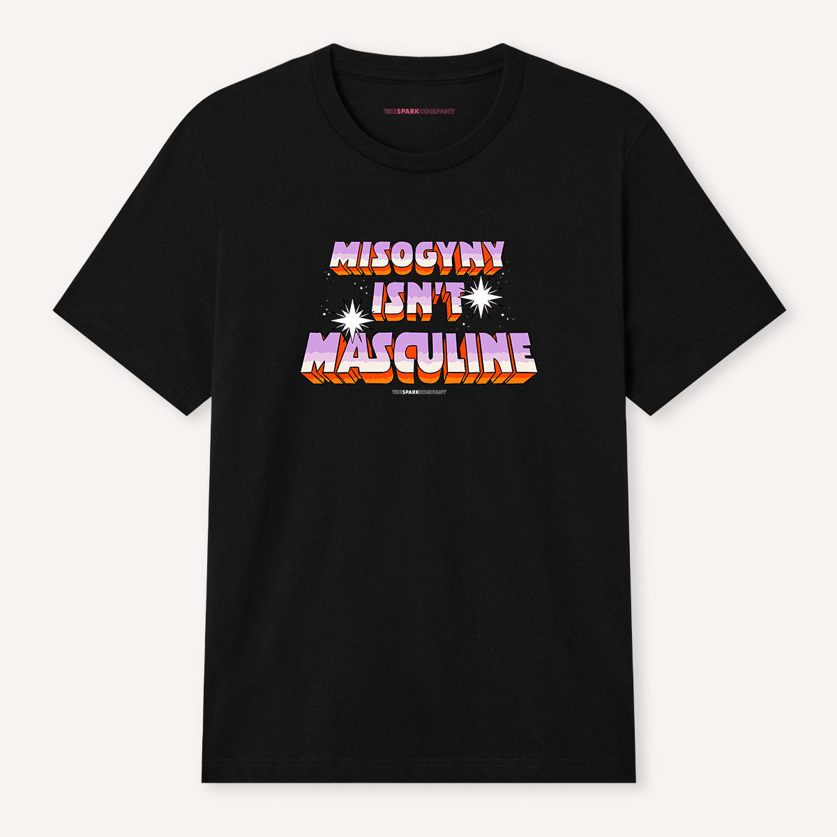Misogyny Isn't Masculine T-Shirt-Feminist Apparel, Feminist Clothing, Feminist T Shirt, BC3001-The Spark Company
