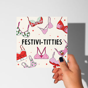 Mixed Feminist Christmas Cards (5 Pack)-Feminist Apparel, Feminist Gift, Feminist Christmas Cards-The Spark Company