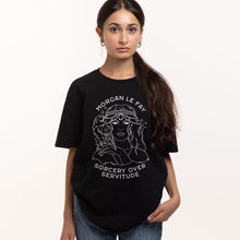 Load image into Gallery viewer, Morgan Le Fay T-Shirt-Feminist Apparel, Feminist Clothing, Feminist T Shirt, BC3001-The Spark Company