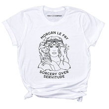 Load image into Gallery viewer, Morgan Le Fay T-Shirt-Feminist Apparel, Feminist Clothing, Feminist T Shirt, BC3001-The Spark Company