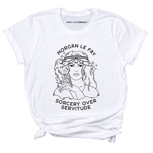 Morgan Le Fay T-Shirt-Feminist Apparel, Feminist Clothing, Feminist T Shirt, BC3001-The Spark Company