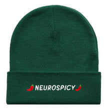 Load image into Gallery viewer, Neurospicy Embroidered Beanie Hat-Feminist Apparel, Feminist Gift, Feminist Cuffed Beanie Hat, BB45-The Spark Company