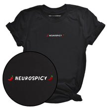 Load image into Gallery viewer, Neurospicy Embroidered T-Shirt-Feminist Apparel, Feminist Clothing, Feminist T Shirt, BC3001-The Spark Company