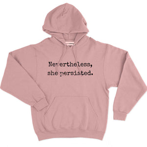 Nevertheless She Persisted Hoodie-Feminist Apparel, Feminist Clothing, Feminist Hoodie, JH001-The Spark Company