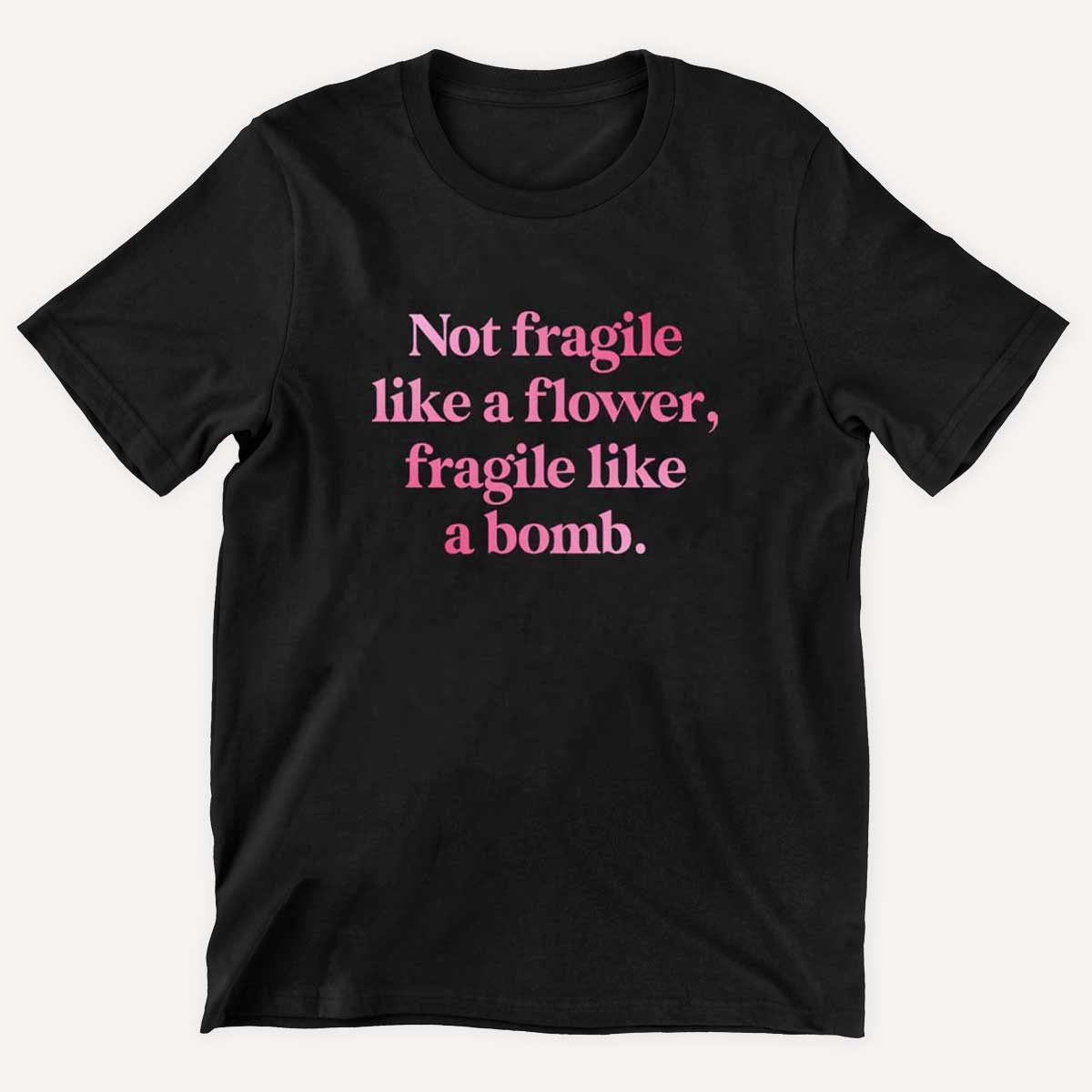 Not Fragile Like A Flower, Fragile Like A Bomb Kids T-Shirt-Feminist Apparel, Feminist Clothing, Feminist Kids T Shirt, MiniCreator-The Spark Company