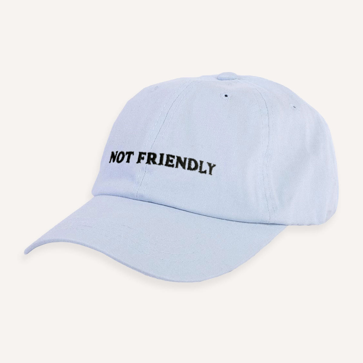 Not Friendly Slogan Cap-Feminist Apparel, Feminist Gift, Slogan Cap, BC653-The Spark Company