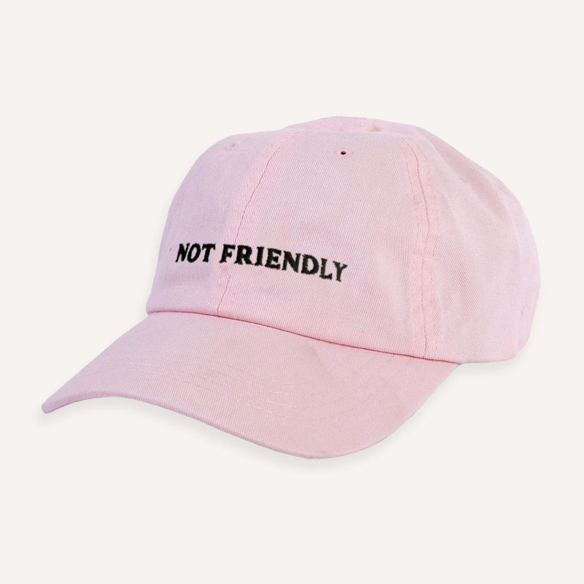 Not Friendly Slogan Cap-Feminist Apparel, Feminist Gift, Slogan Cap, BC653-The Spark Company