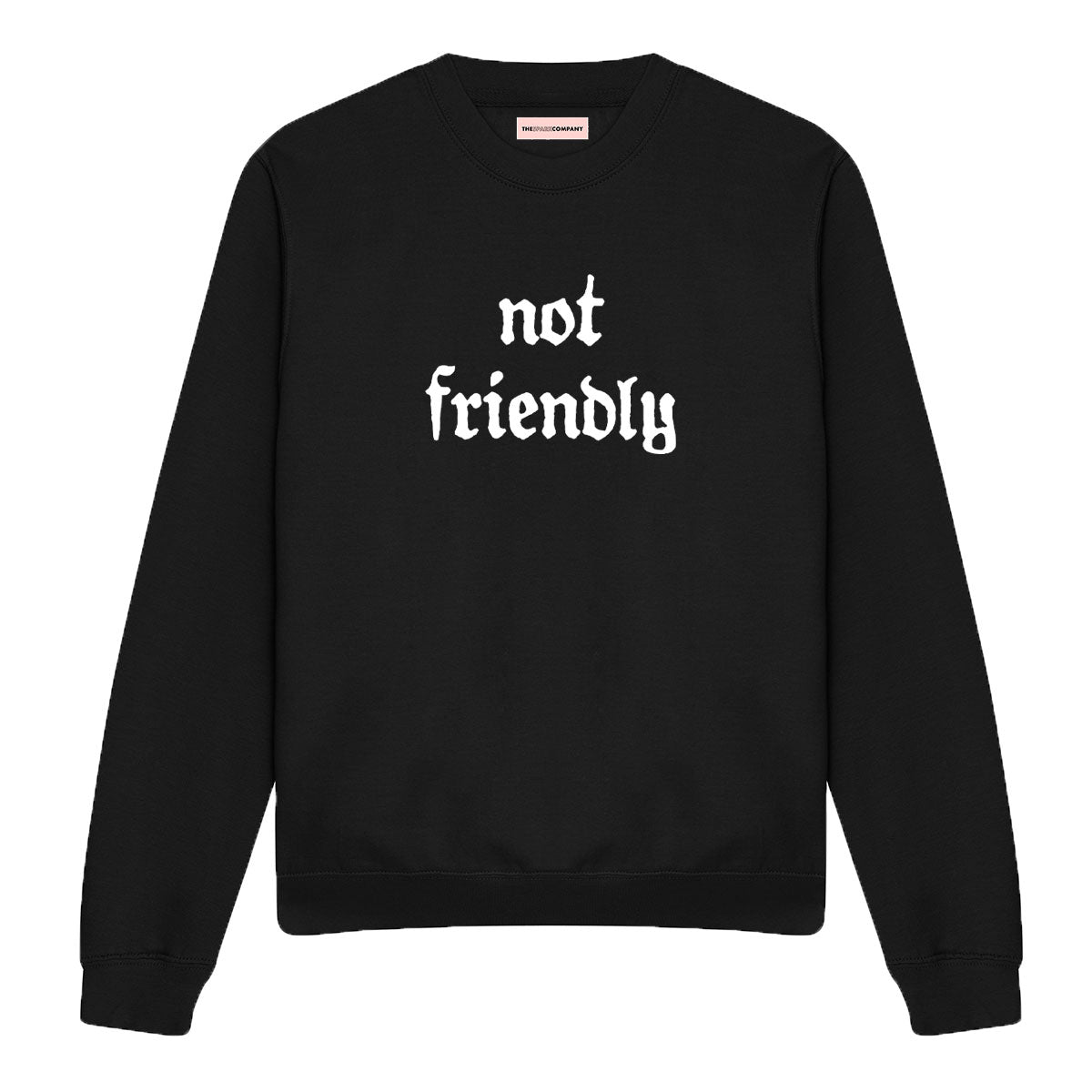 Not Friendly Sweatshirt-Feminist Apparel, Feminist Clothing, Feminist Sweatshirt, JH030-The Spark Company