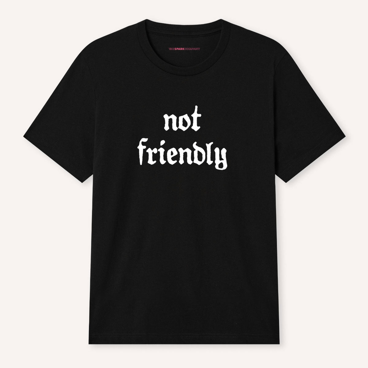 Not Friendly T-Shirt-Feminist Apparel, Feminist Clothing, Feminist T Shirt, BC3001-The Spark Company