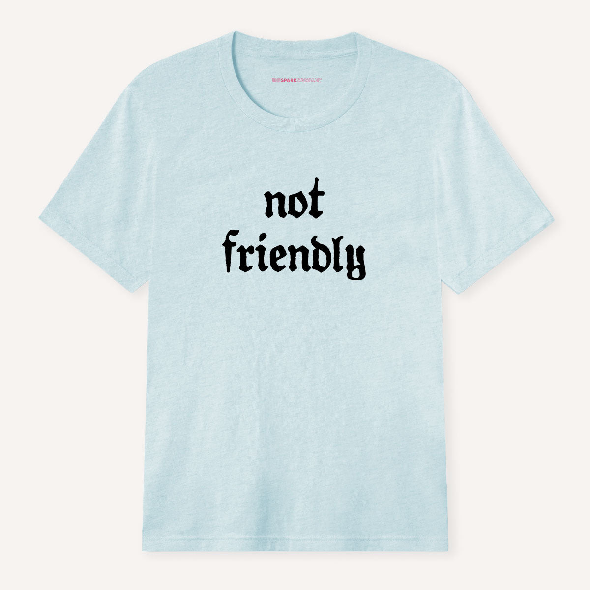 Not Friendly T-Shirt-Feminist Apparel, Feminist Clothing, Feminist T Shirt, BC3001-The Spark Company