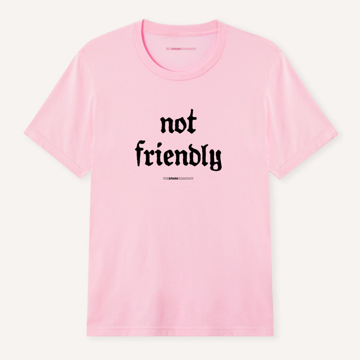 Not Friendly T-Shirt-Feminist Apparel, Feminist Clothing, Feminist T Shirt, BC3001-The Spark Company