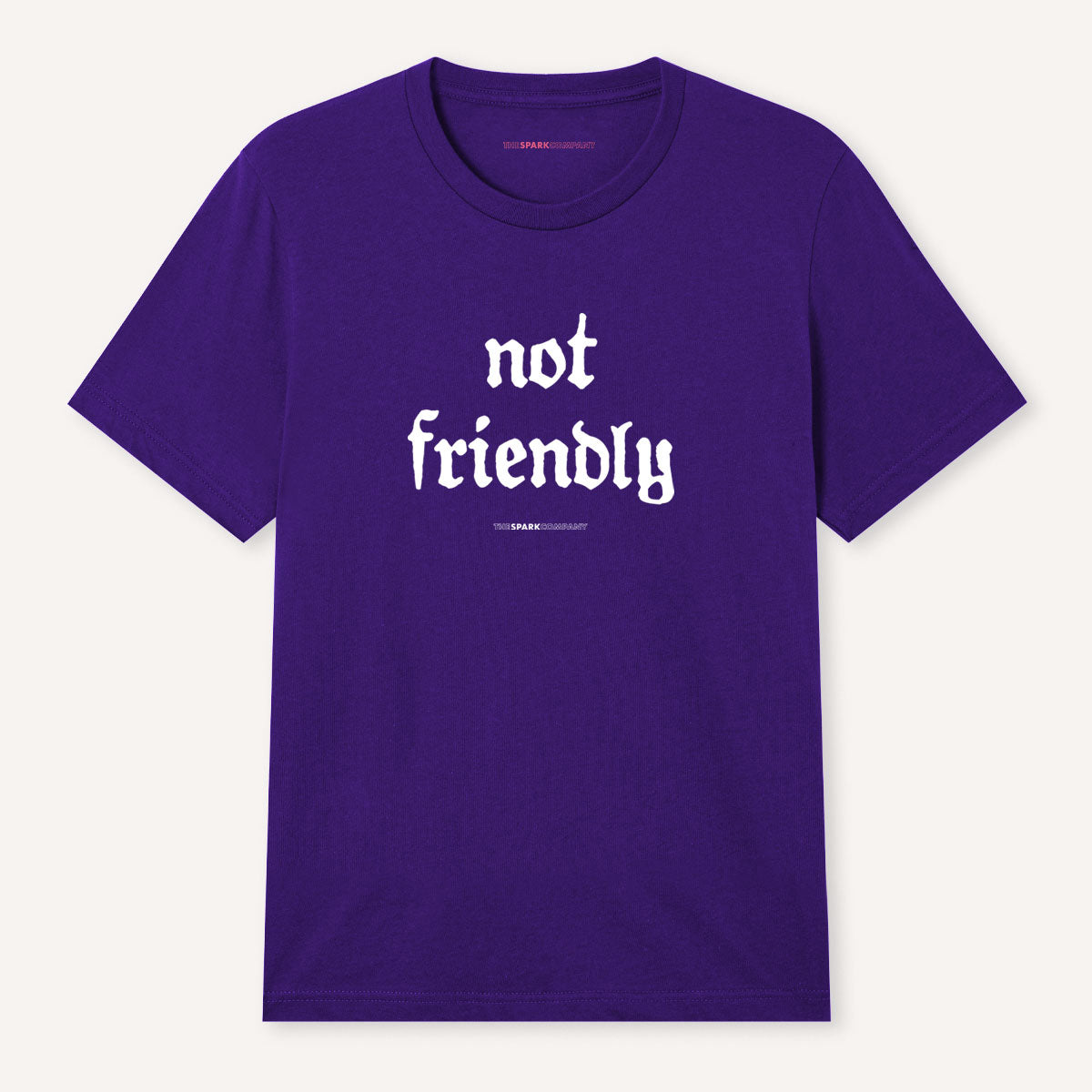 Not Friendly T-Shirt-Feminist Apparel, Feminist Clothing, Feminist T Shirt, BC3001-The Spark Company