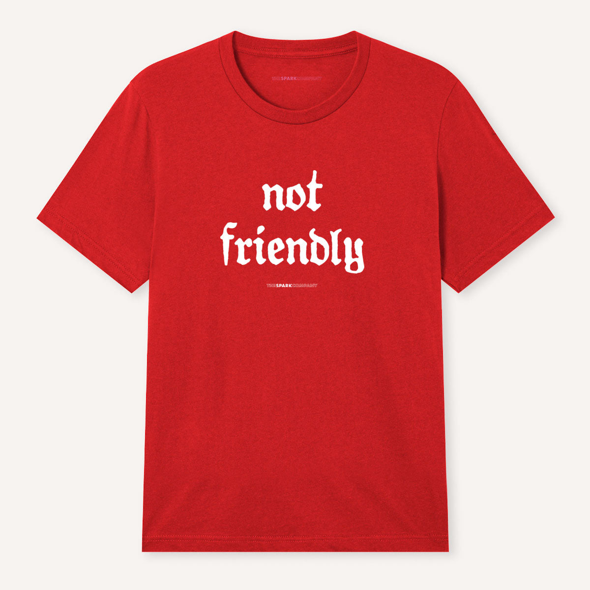 Not Friendly T-Shirt-Feminist Apparel, Feminist Clothing, Feminist T Shirt, BC3001-The Spark Company
