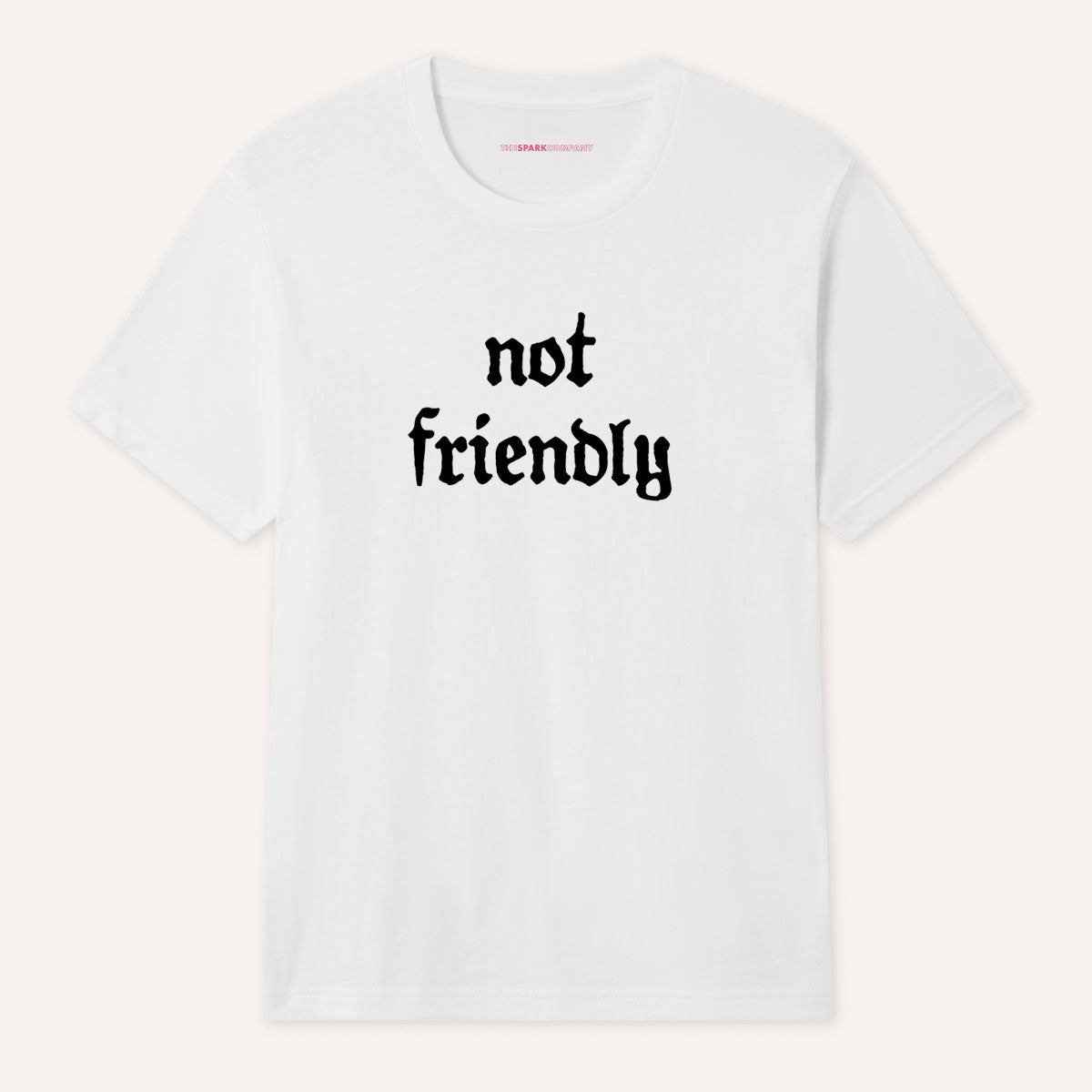 Not Friendly T-Shirt-Feminist Apparel, Feminist Clothing, Feminist T Shirt, BC3001-The Spark Company