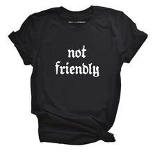 Load image into Gallery viewer, Not Friendly T-Shirt-Feminist Apparel, Feminist Clothing, Feminist T Shirt, BC3001-The Spark Company