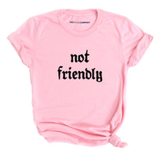 Load image into Gallery viewer, Not Friendly T-Shirt-Feminist Apparel, Feminist Clothing, Feminist T Shirt, BC3001-The Spark Company