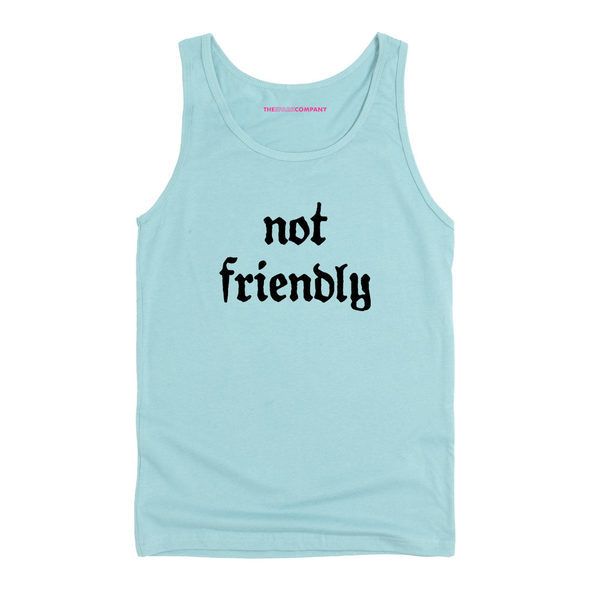 Not Friendly Tank Top-Feminist Apparel, Feminist Clothing, Feminist Tank, 03980-The Spark Company
