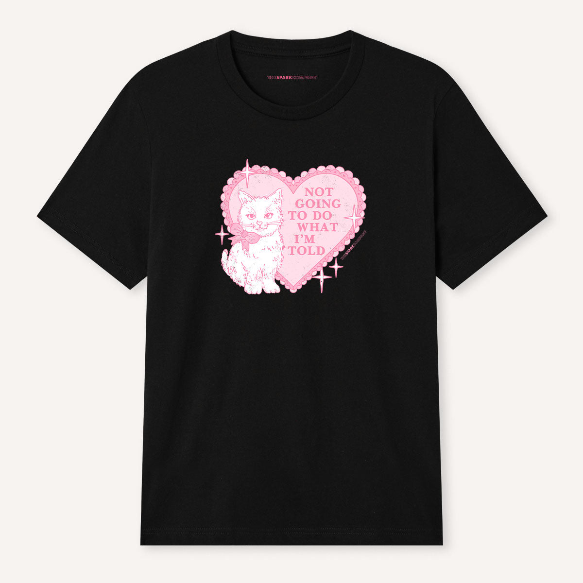 Not Going To Do What I'm Told T-Shirt-Feminist Apparel, Feminist Clothing, Feminist T Shirt, BC3001-The Spark Company