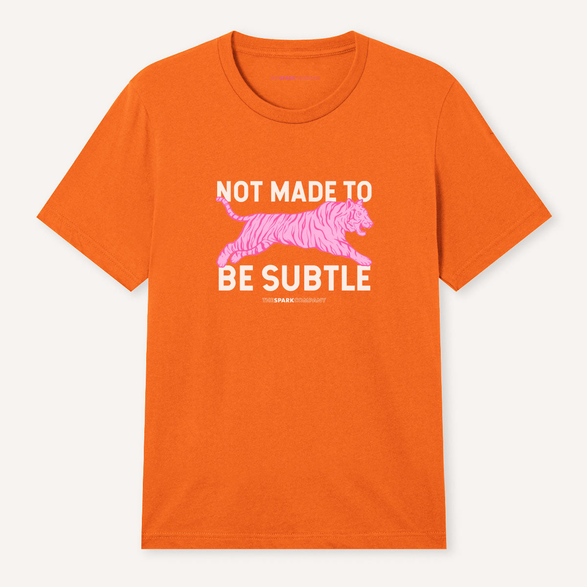 Not Made To Be Subtle Dopamine T-Shirt-Feminist Apparel, Feminist Clothing, Feminist T Shirt, BC3001-The Spark Company