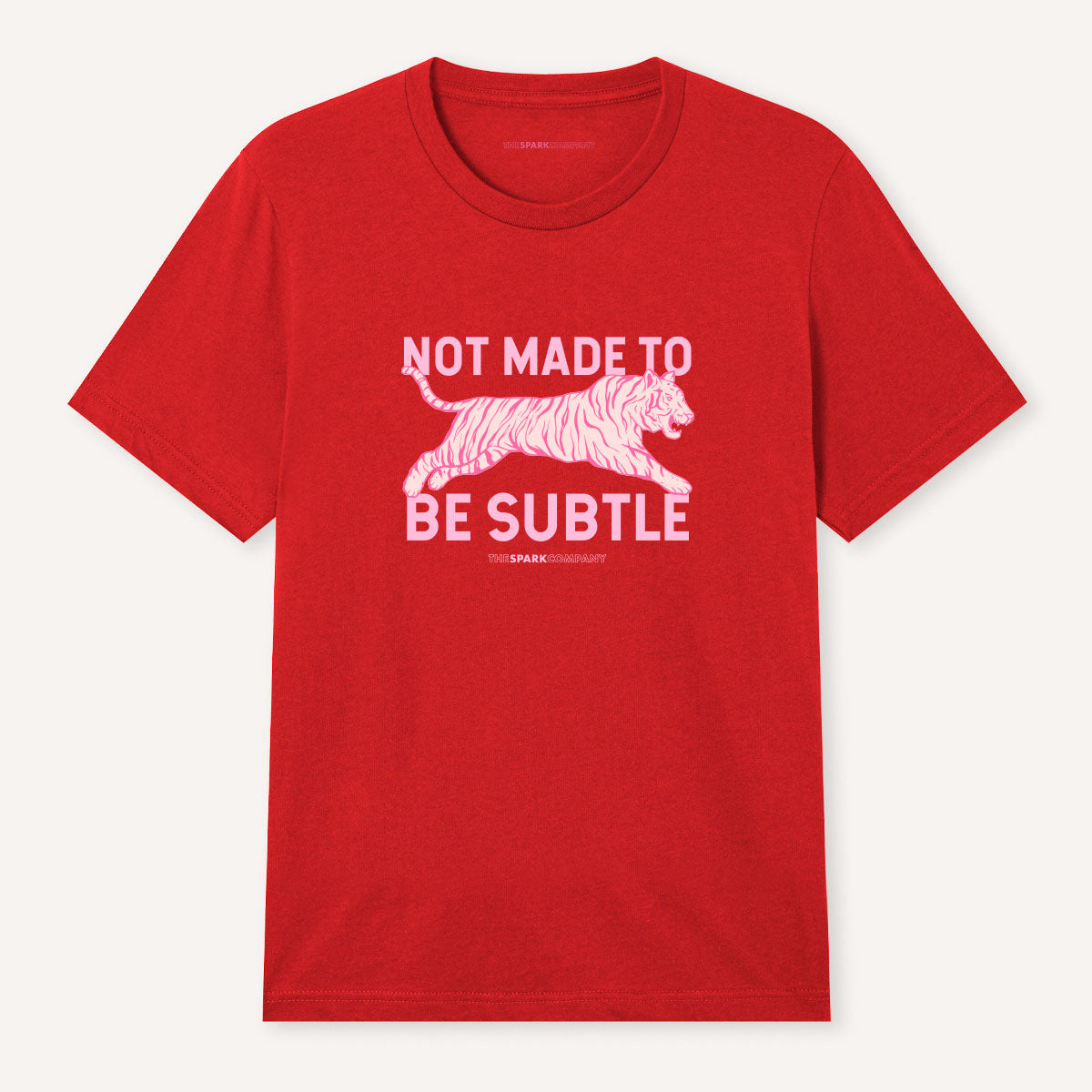 Not Made To Be Subtle Dopamine T-Shirt-Feminist Apparel, Feminist Clothing, Feminist T Shirt, BC3001-The Spark Company